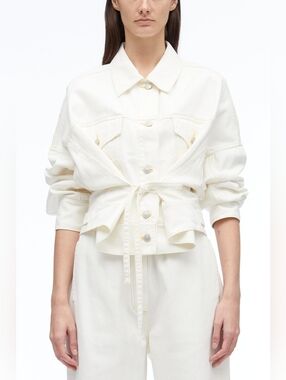 Overdyed Denim Boxy JacketS231-6538-SWD-WH100Regular price$495.00 Size Large